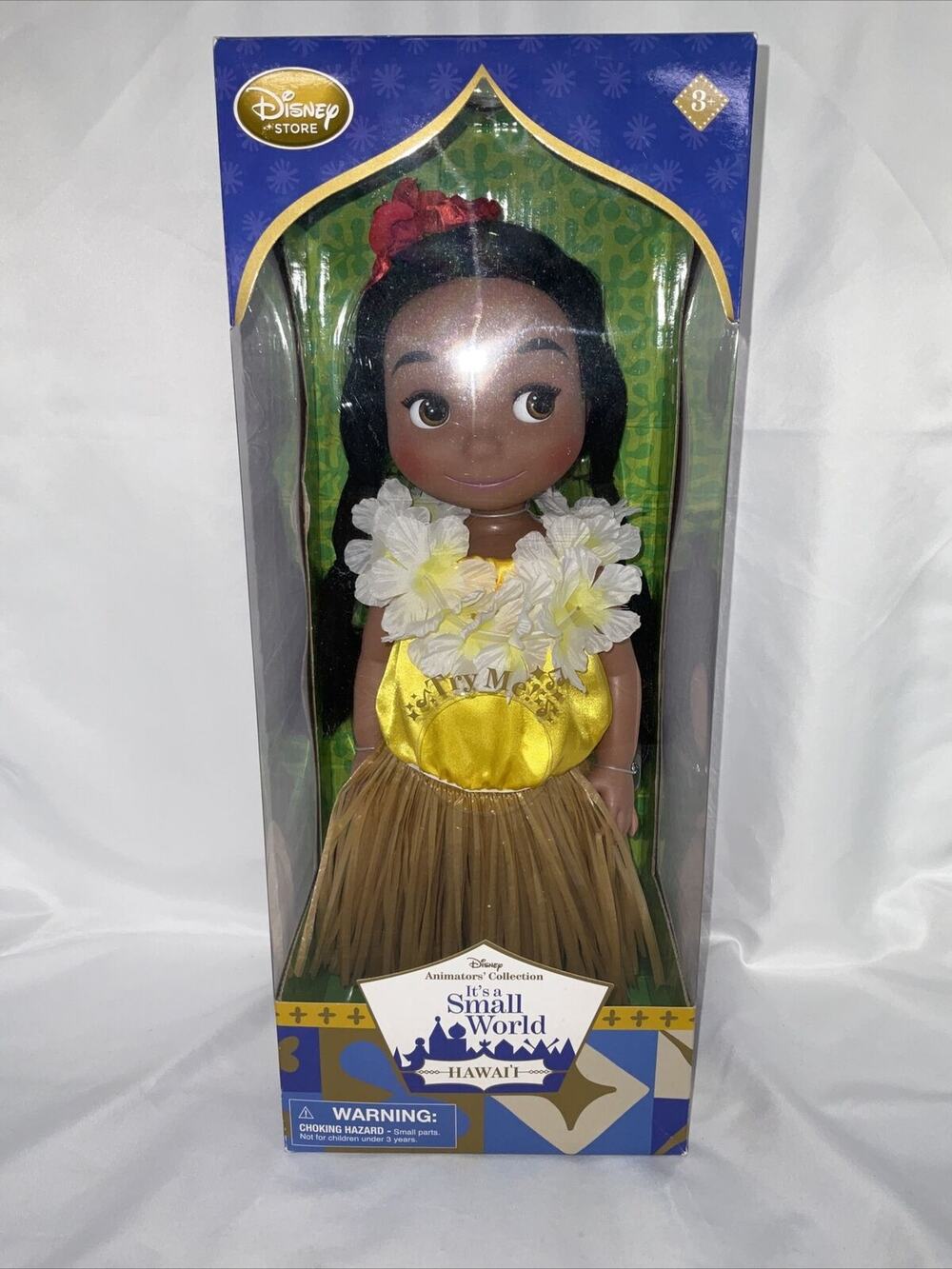 NIB Disney Animators Collection- It's A Small World HAWAII Singing Doll